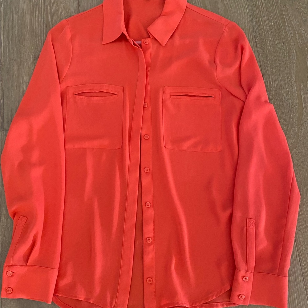 Ro + De Button Down Blouse NWOT